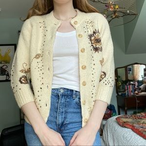 Beaded cardigan